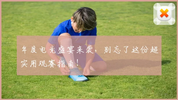 年度电竞盛宴来袭,别忘了这份超实用观赛指南!