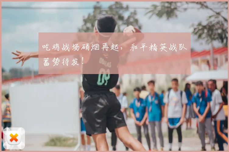 吃鸡战场硝烟再起,和平精英战队蓄势待发!